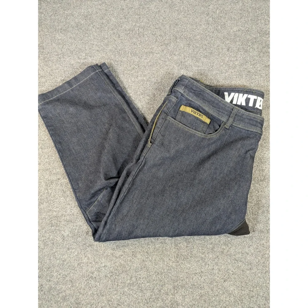 Viktos Gunfighter Jeans Mens 44x34 Dark Indigo Cordura Tactical Denim #2317‎